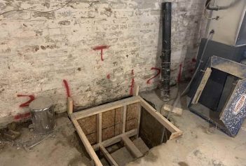 underpinning and bench footing